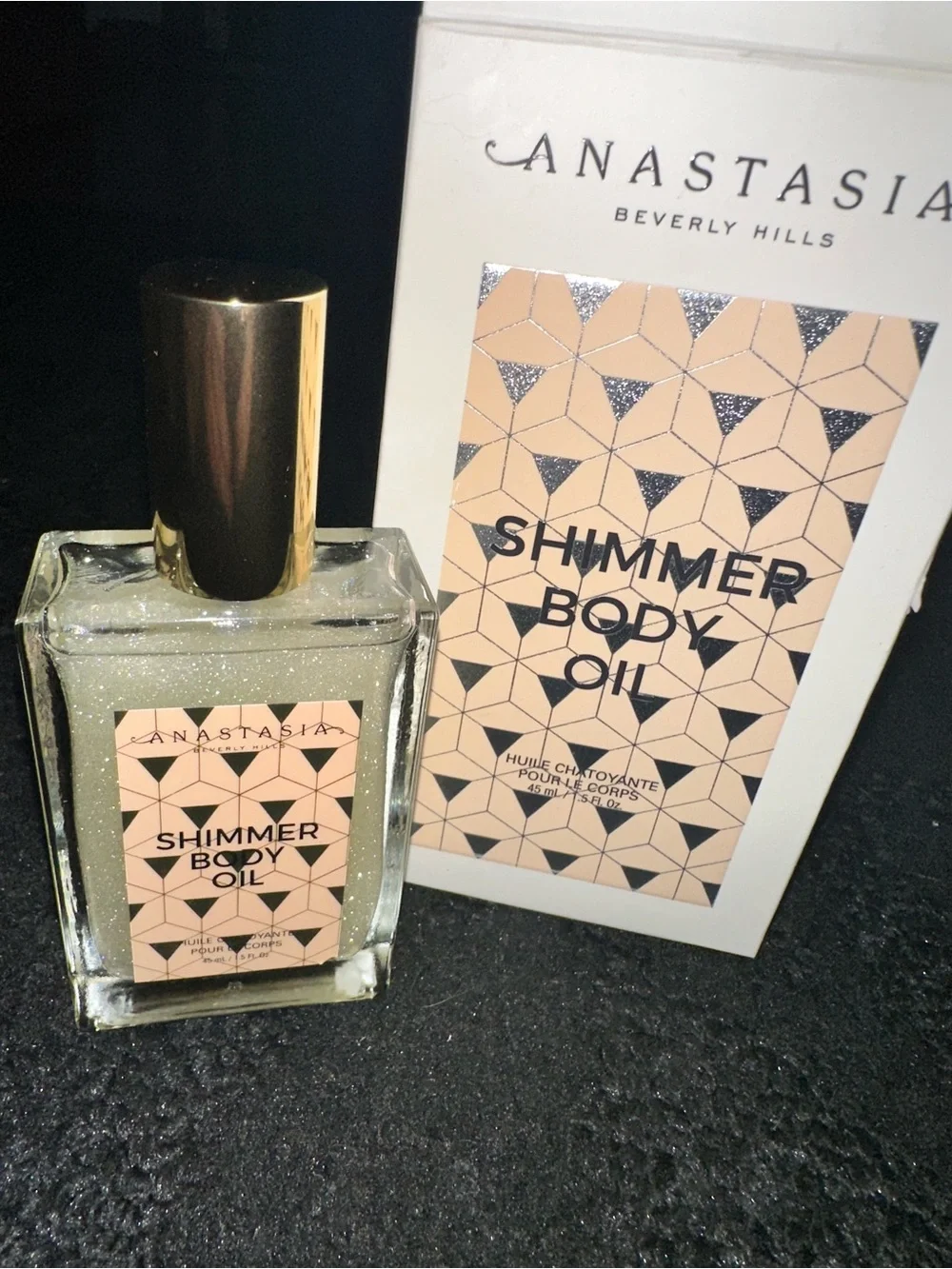 Anastasia Beverly Hills Shimmer Body Oil- white diamond
